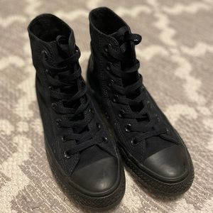 Black High Top Chucks Converse All Star